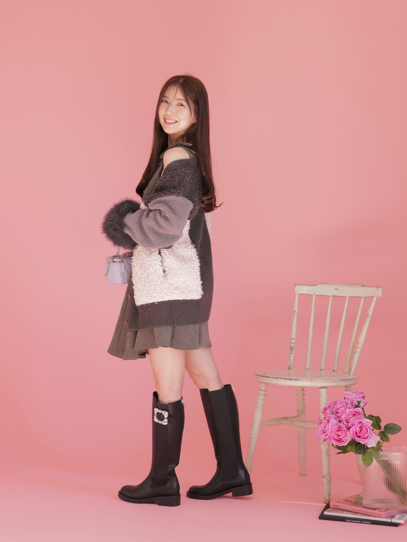 MAISON MARBLE】Bijou Chelsea Boots 再販】Bijou Chelsea Boots