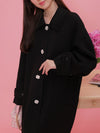 【PRE ORDER】Classic Bijou Button Coat - MAISON MARBLE