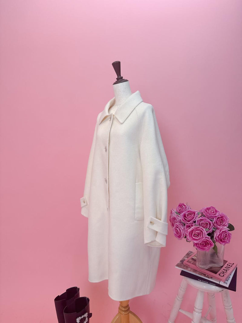 【PRE ORDER】Classic Bijou Button Coat - MAISON MARBLE