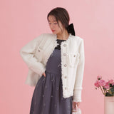 【PRE ORDER】Dreamy Tweed Jacket - MAISON MARBLE