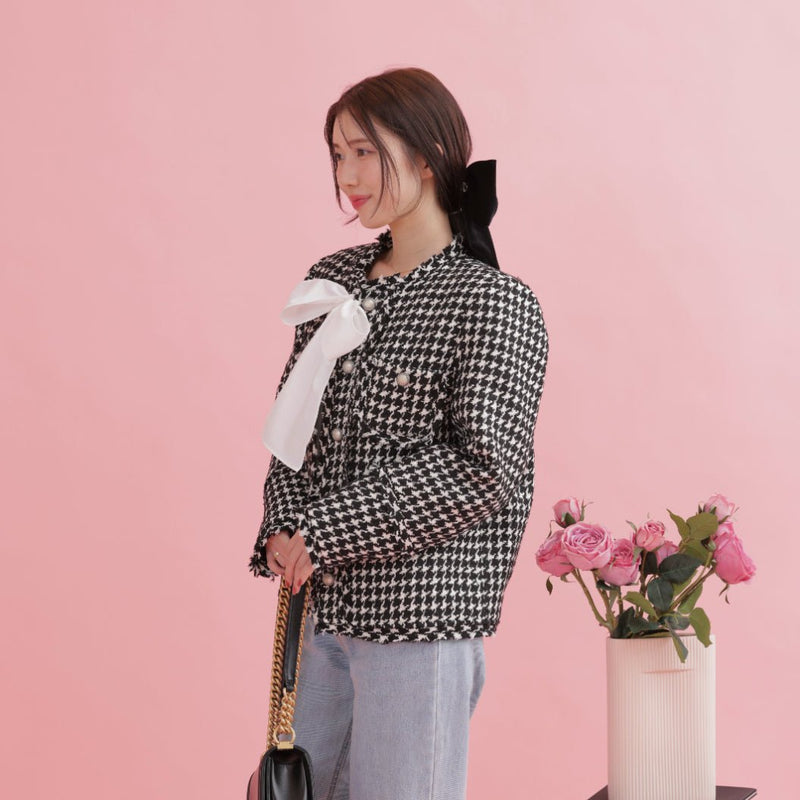 【PRE ORDER】Dreamy Tweed Jacket - MAISON MARBLE