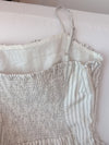 【PRE ORDER】Embroidery Stripe Dress - MAISON MARBLE
