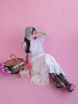 【PRE ORDER】Flower Embroidery Boots - MAISON MARBLE