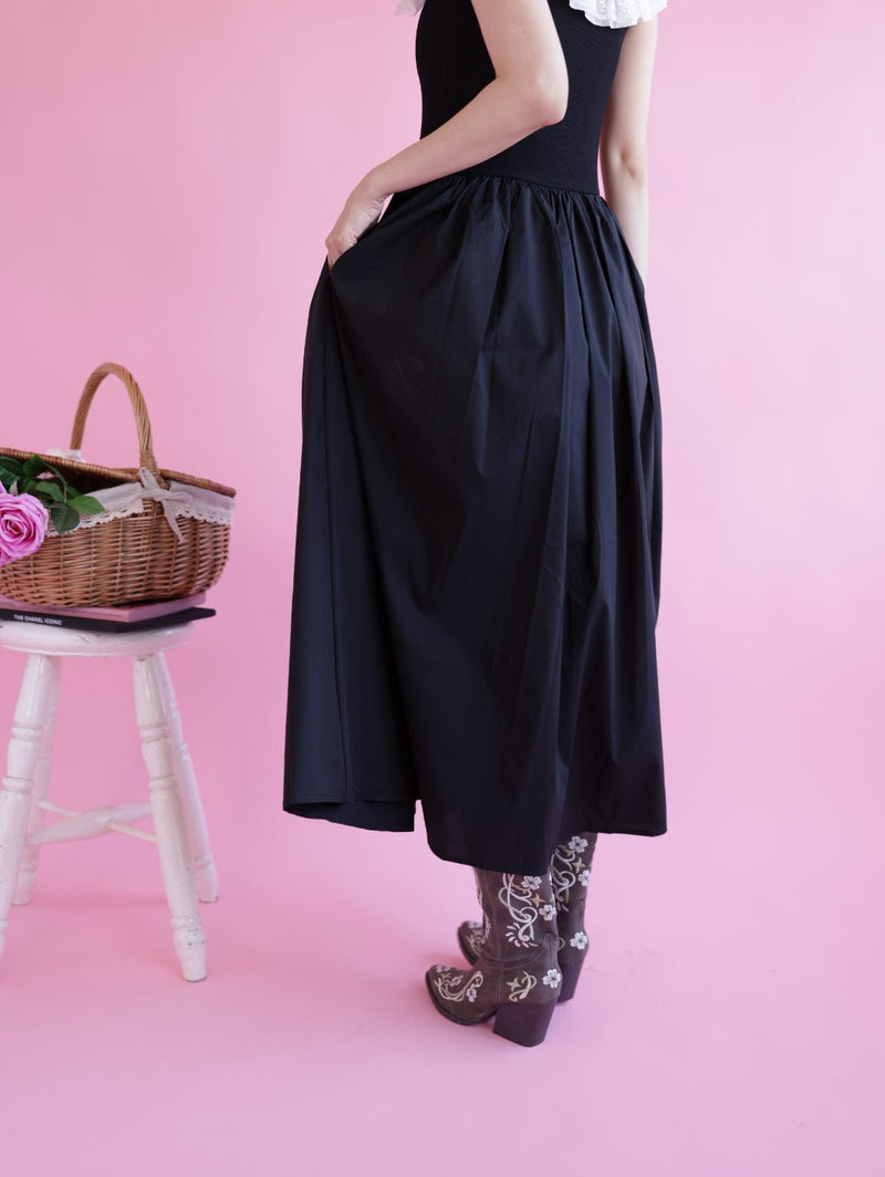 【PRE ORDER】Flower Embroidery Boots - MAISON MARBLE