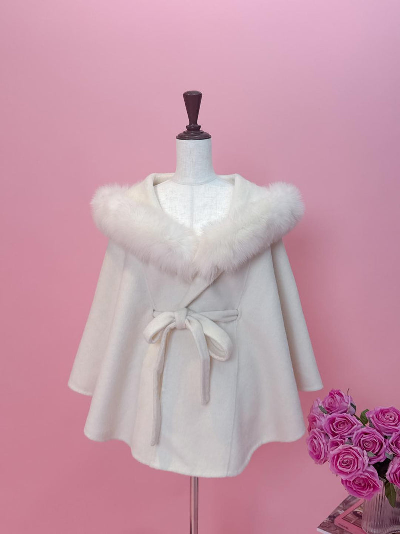 【PRE ORDER】Fur Bunny Cape - MAISON MARBLE