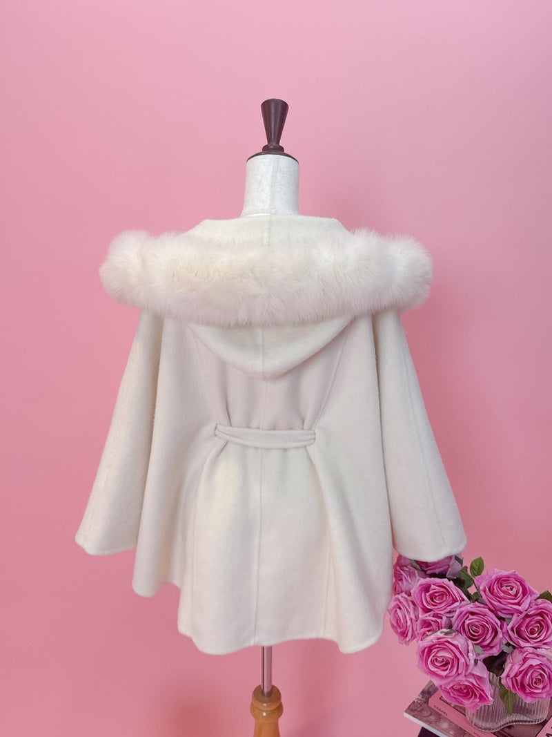 【PRE ORDER】Fur Bunny Cape - MAISON MARBLE