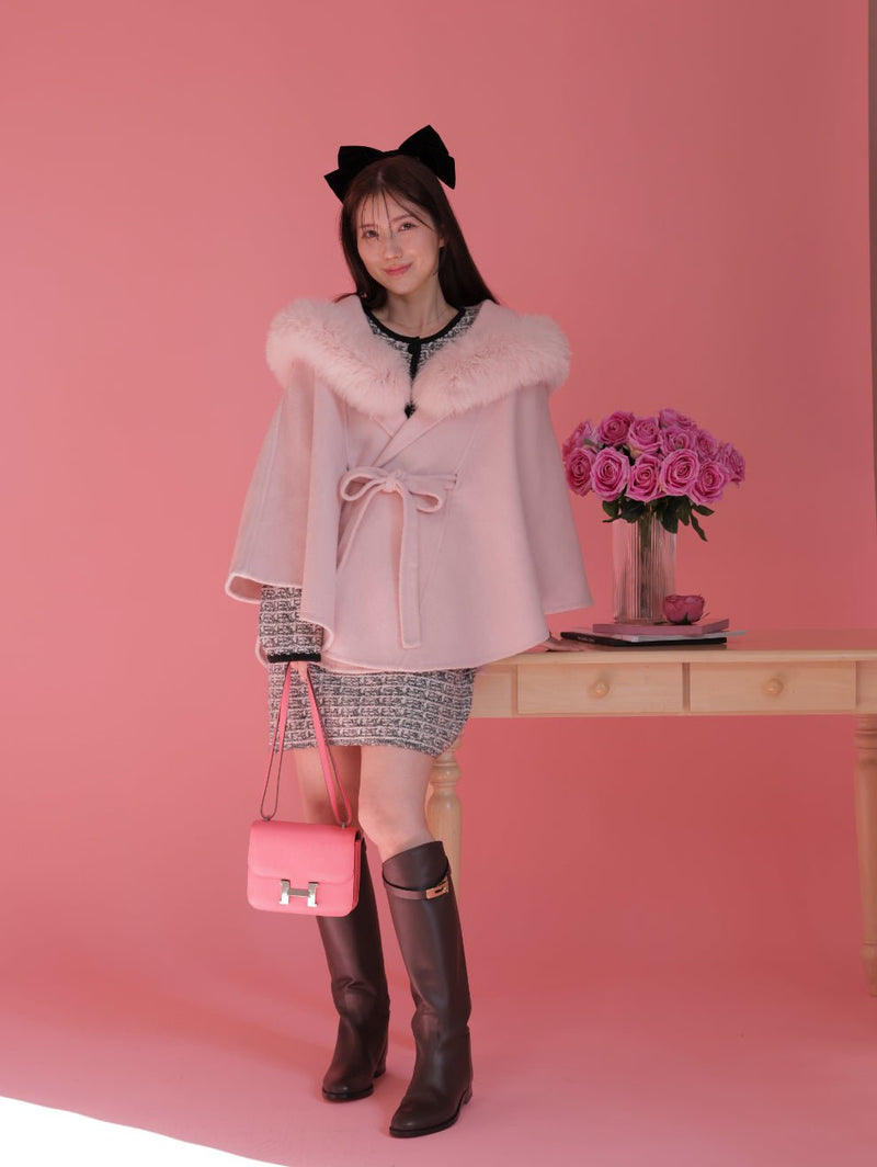 【PRE ORDER】Fur Bunny Cape - MAISON MARBLE