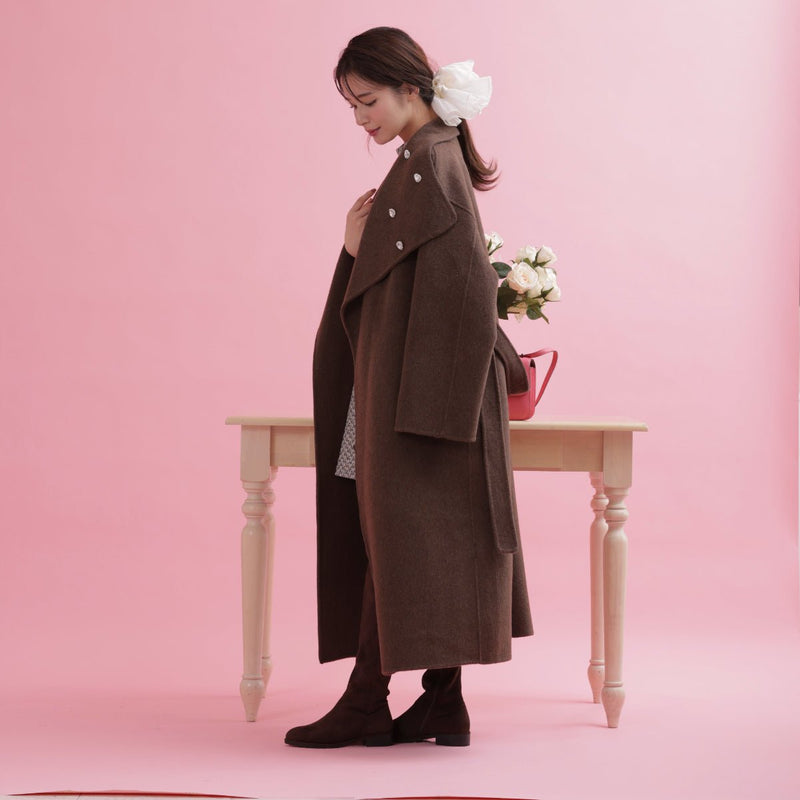 【PRE ORDER】Heart Bijou Coat - MAISON MARBLE