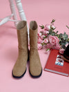 【PRE ORDER】Heart Suede Boots - MAISON MARBLE
