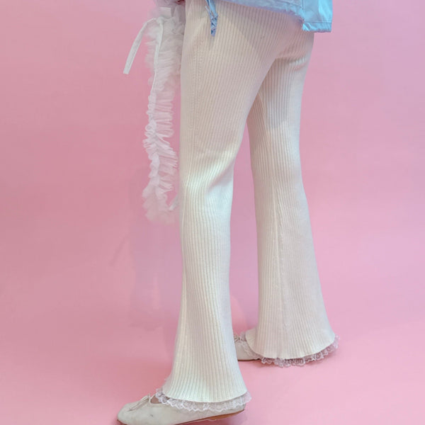 【PRE ORDER】Mini Lace Knit Pants - MAISON MARBLE