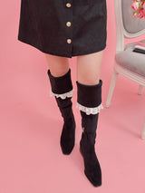 【PRE ORDER】Monet Lace Boots - MAISON MARBLE