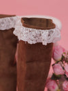 【PRE ORDER】Monet Lace Boots - MAISON MARBLE