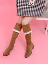 【PRE ORDER】Monet Lace Boots - MAISON MARBLE
