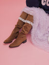 【PRE ORDER】Monet Lace Boots - MAISON MARBLE