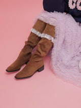 【PRE ORDER】Monet Lace Boots - MAISON MARBLE