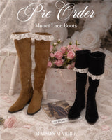 【PRE ORDER】Monet Lace Boots - MAISON MARBLE