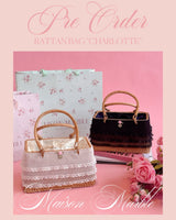 【PRE ORDER】Rattan Bag "Charlotte" - MAISON MARBLE