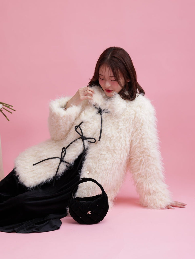 【PRE ORDER】Ribbon Snow Coat - MAISON MARBLE