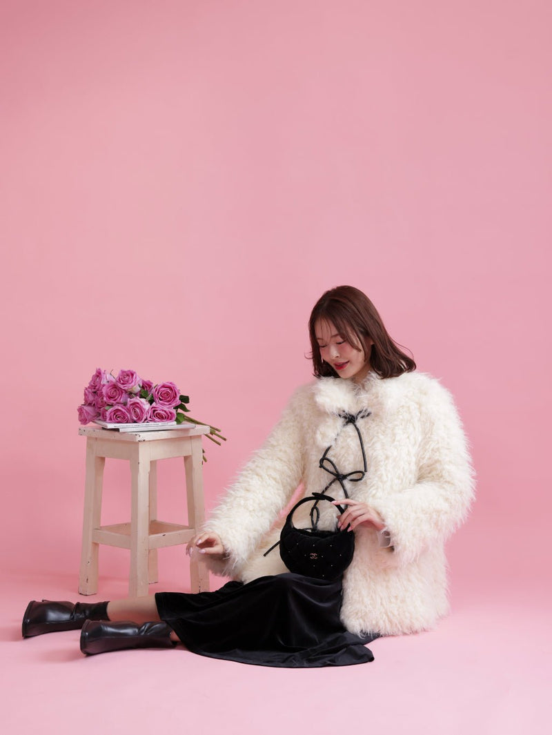 【PRE ORDER】Ribbon Snow Coat - MAISON MARBLE