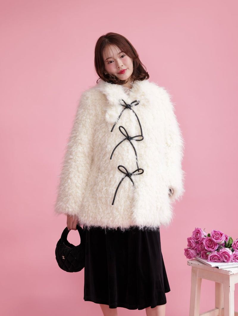 【PRE ORDER】Ribbon Snow Coat - MAISON MARBLE
