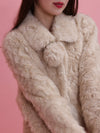 【PRE ORDER】Rose Point Fur Coat - MAISON MARBLE