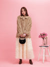 【PRE ORDER】Rose Point Fur Coat - MAISON MARBLE