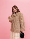 【PRE ORDER】Rose Point Fur Coat - MAISON MARBLE