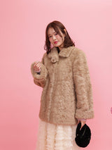 【PRE ORDER】Rose Point Fur Coat - MAISON MARBLE