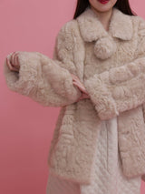 【PRE ORDER】Rose Point Fur Coat - MAISON MARBLE