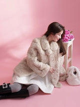 【PRE ORDER】Rose Point Fur Coat - MAISON MARBLE
