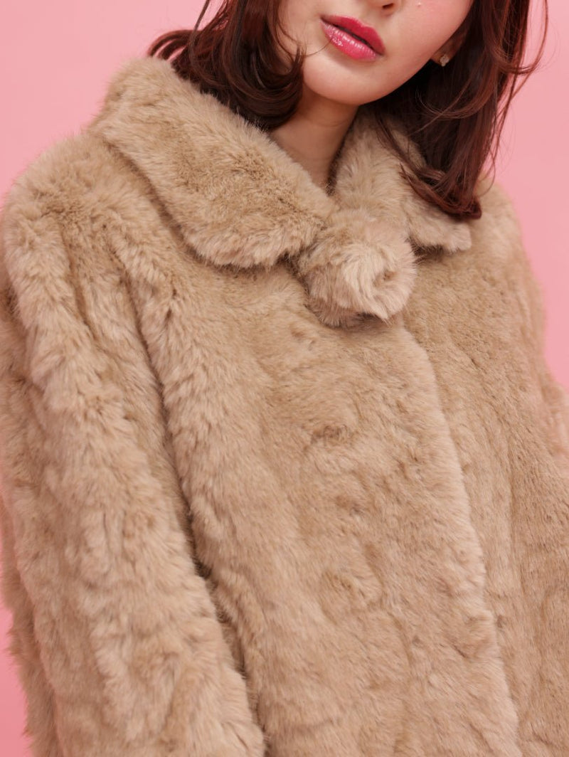 【PRE ORDER】Rose Point Fur Coat - MAISON MARBLE