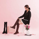 【PRE ORDER】Rosy Suede Boots - MAISON MARBLE