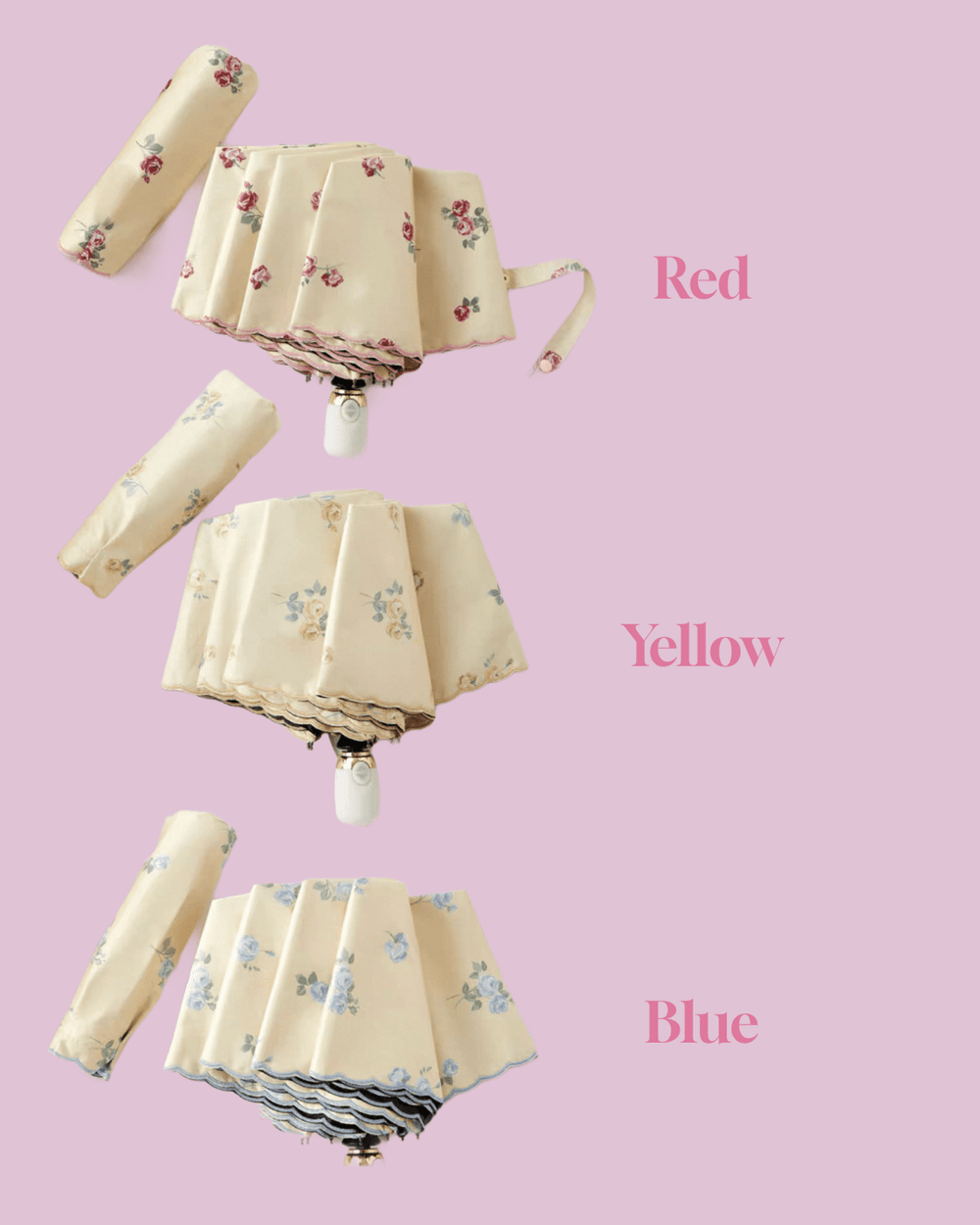 新品 MAISONMARBLE Rosy Sun&Rain Umbrella PRE ORDER】Rosy Sun & Rain Umbrella – MAISON MARBLE