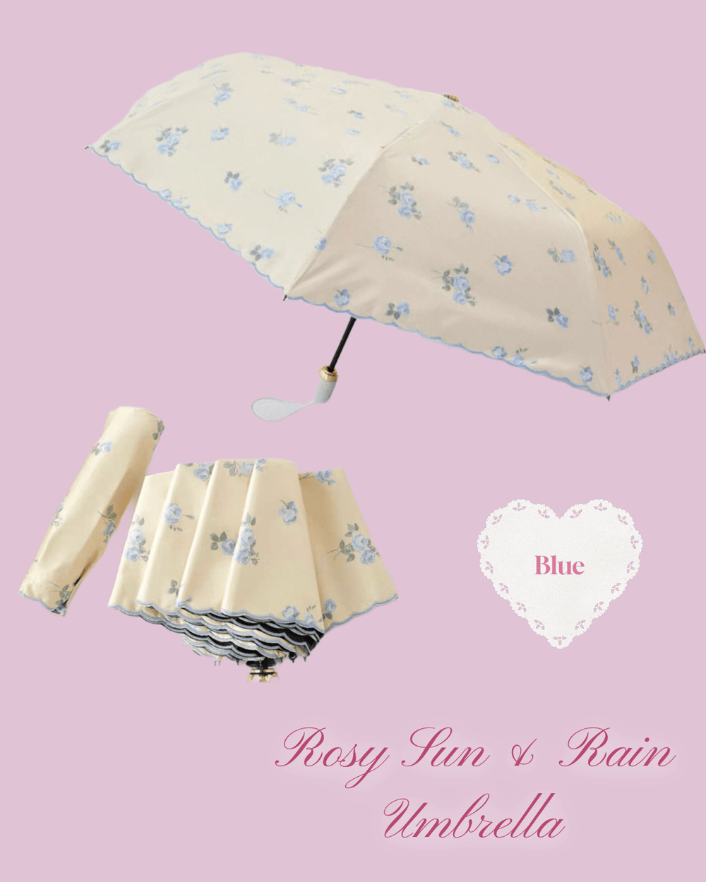 新品 MAISONMARBLE Rosy Sun&Rain Umbrella PRE ORDER】Rosy Sun & Rain Umbrella – MAISON MARBLE