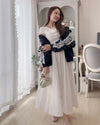 【PRE ORDER】Side Lace Frill Jumper - MAISON MARBLE
