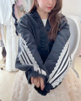 【PRE ORDER】Side Lace Frill Jumper - MAISON MARBLE