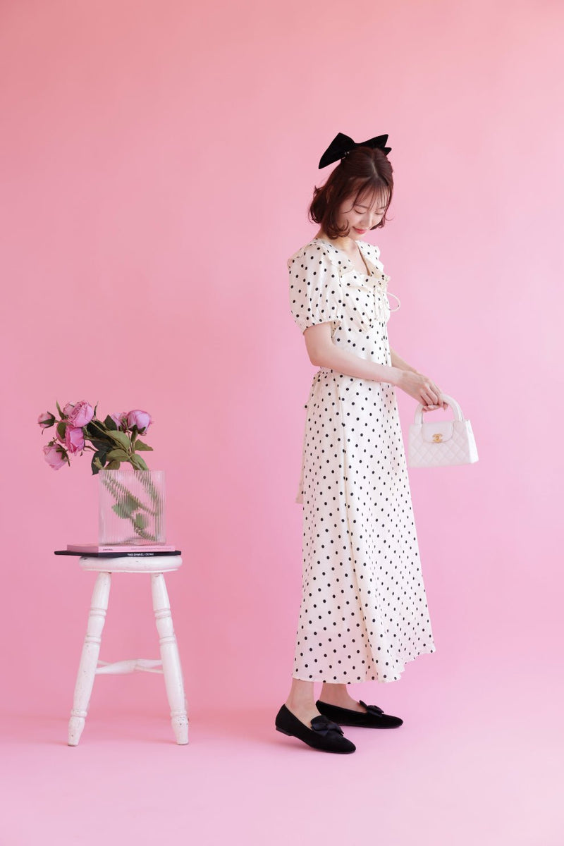 【PRE ORDER】Suede Ribbon Loafers - MAISON MARBLE
