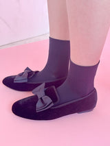 【PRE ORDER】Suede Ribbon Loafers - MAISON MARBLE