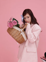 【PRE ORDER】Tina Pink Tweed Jacket - MAISON MARBLE