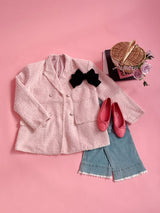 【PRE ORDER】Tina Pink Tweed Jacket - MAISON MARBLE