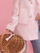【PRE ORDER】Tina Pink Tweed Jacket - MAISON MARBLE