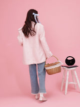 【PRE ORDER】Tina Pink Tweed Jacket - MAISON MARBLE