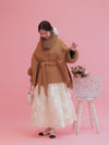 【PRE ORDER】Wool 100％ Anna Cape Coat - MAISON MARBLE