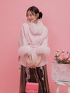 【PRE ORDER】Wool 100％ Anna Cape Coat - MAISON MARBLE