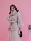 【PRE ORDER】Wool 100％ Anna Cape Coat - MAISON MARBLE