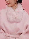 【PRE ORDER】Wool 100％ Anna Cape Coat - MAISON MARBLE