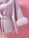 【PRE ORDER】Wool 100％ Anna Cape Coat - MAISON MARBLE