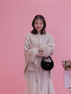 【PRE ORDER】Wool 100％ Anna Cape Coat - MAISON MARBLE