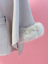 【PRE ORDER】Wool 100％ Anna Cape Coat - MAISON MARBLE