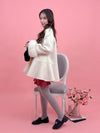 【PRE ORDER】Wool 100％ Bijou Flair Coat - MAISON MARBLE